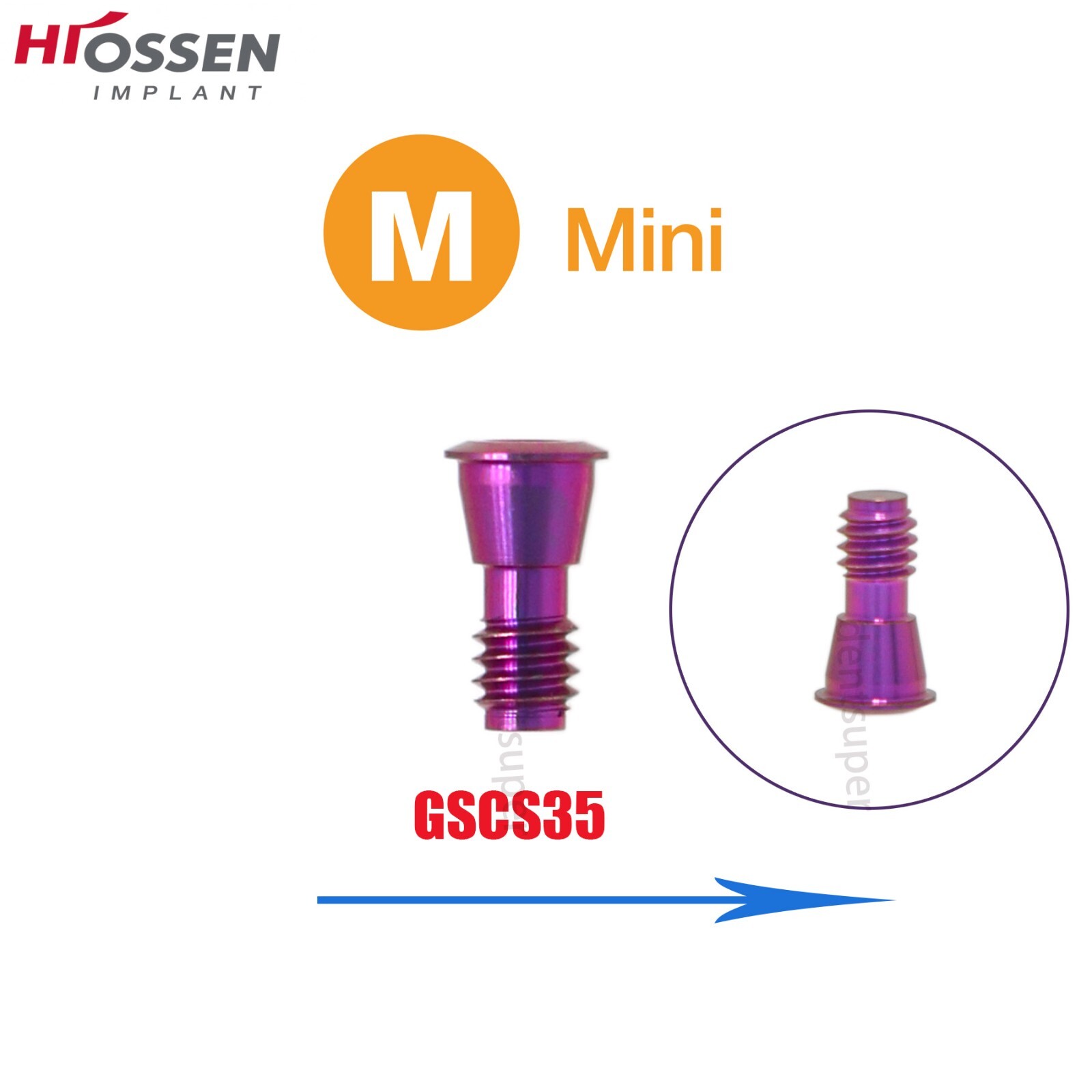 US Hiossen/Osstem Implant Healing Abutments/Locator Tapered Caps Core Tool PEEK