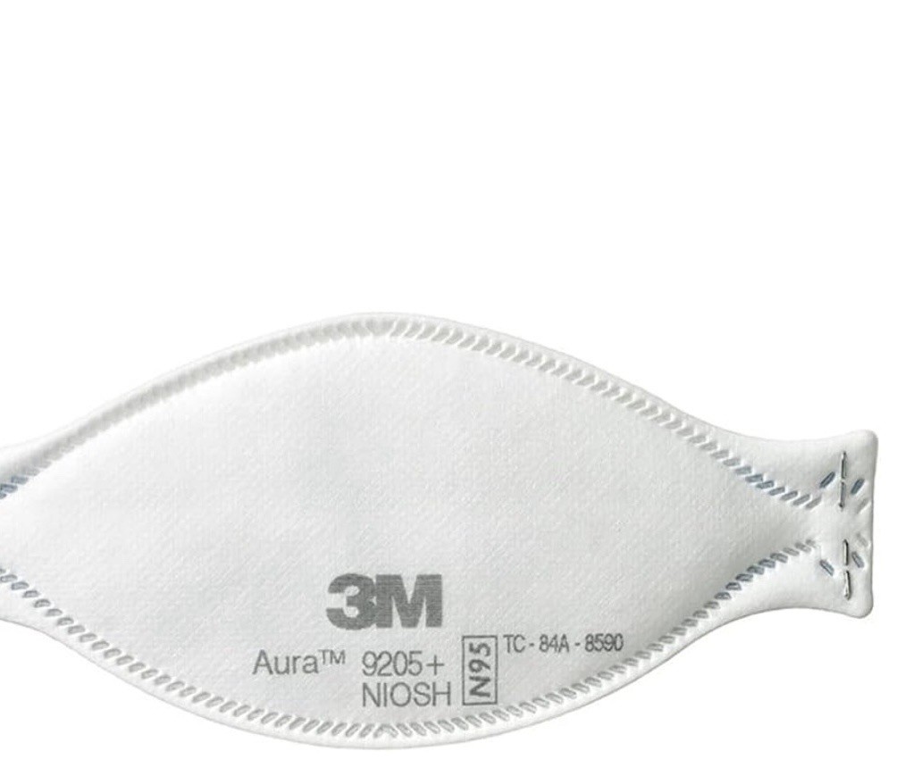 3M Aura 9205 N 95 Particulate Respirator Face Mask – White (20 Pack)