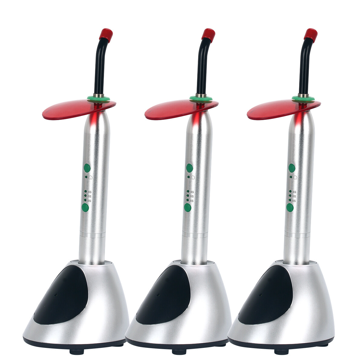 Dental Wireless Orthodontics LED Curing Light Resin Cure Lamp 8s/6s/4s 2000mw/c㎡