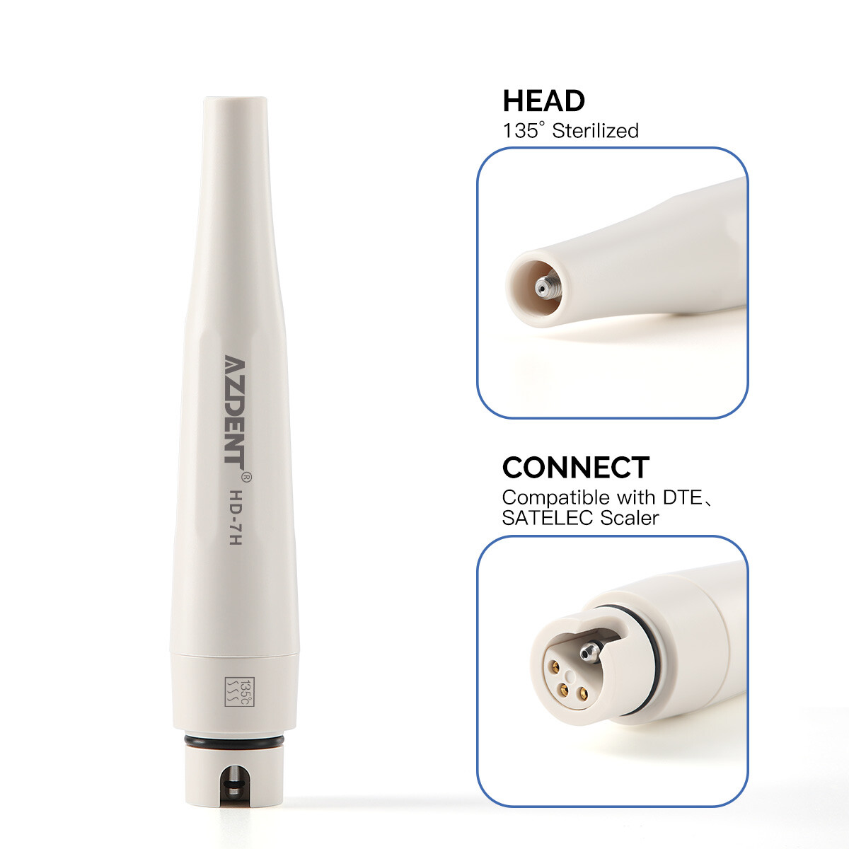 Dental Ultrasonic Piezo Scaler Handpiece LED Fit Woodpecker/EMS/SATELEC 135°