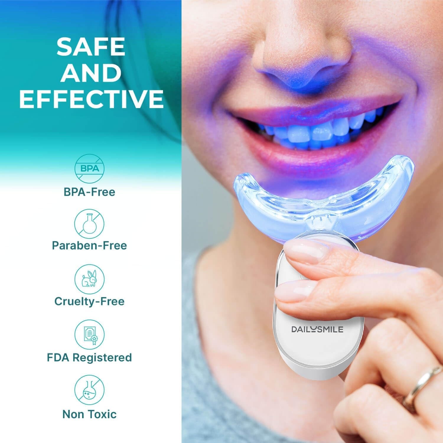 Teeth Whitening Kit 1 Count (Pack of 1), With Led Light