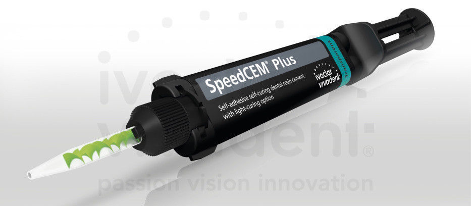 Dental vivadent speed cem self adhesive dual cure resin cement 9gm long expiry