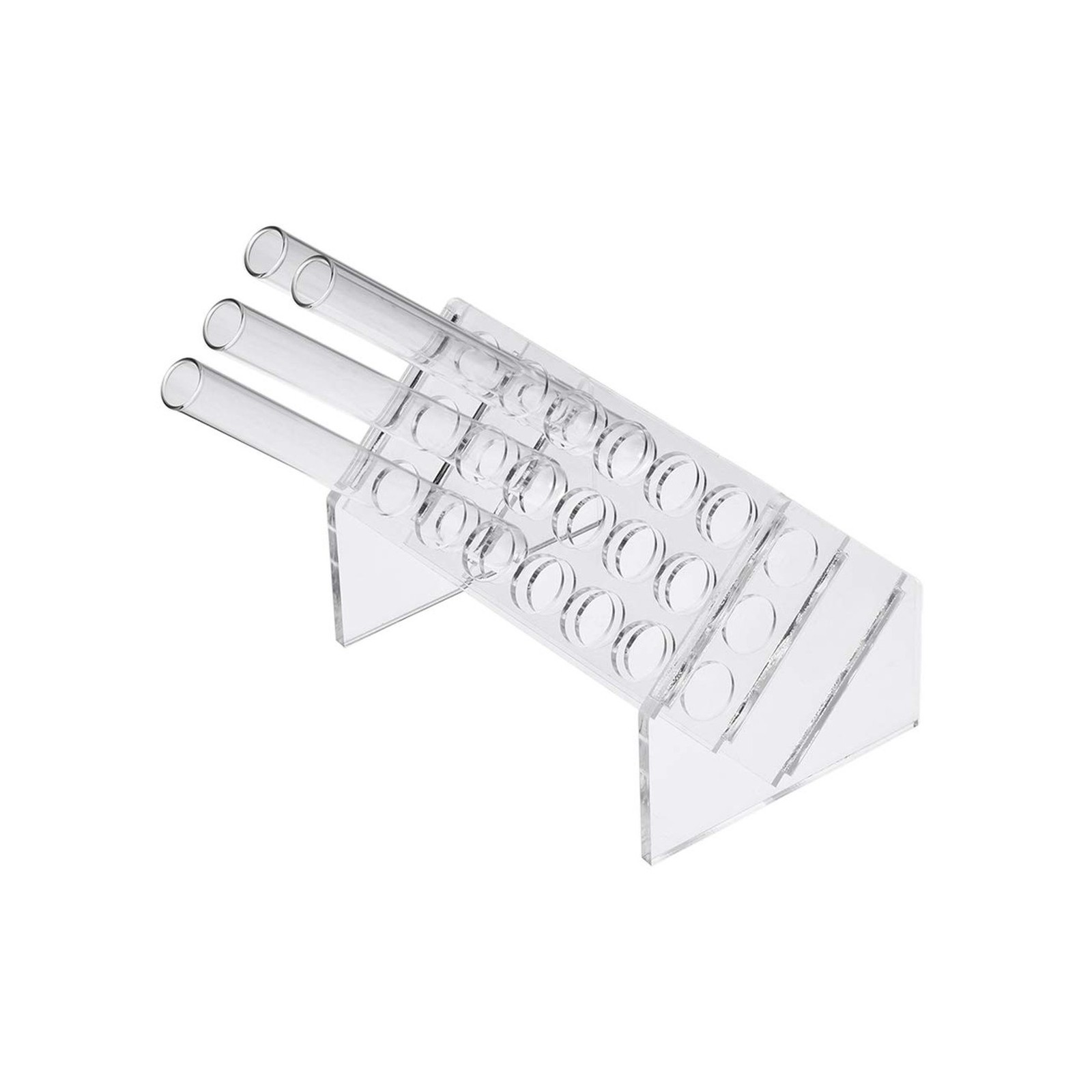 uxcell Slant Rack Acrylic Test Tube Holder 18 Wells for 10ml/15… FAST USA SHIP