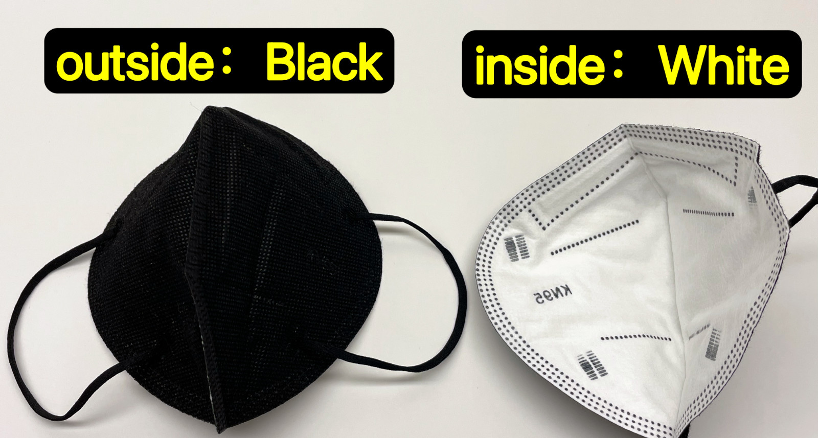 50/100 Pcs Black KN95 Protective 5 Layer Kids Face Mask BFE 95% Disposable Masks