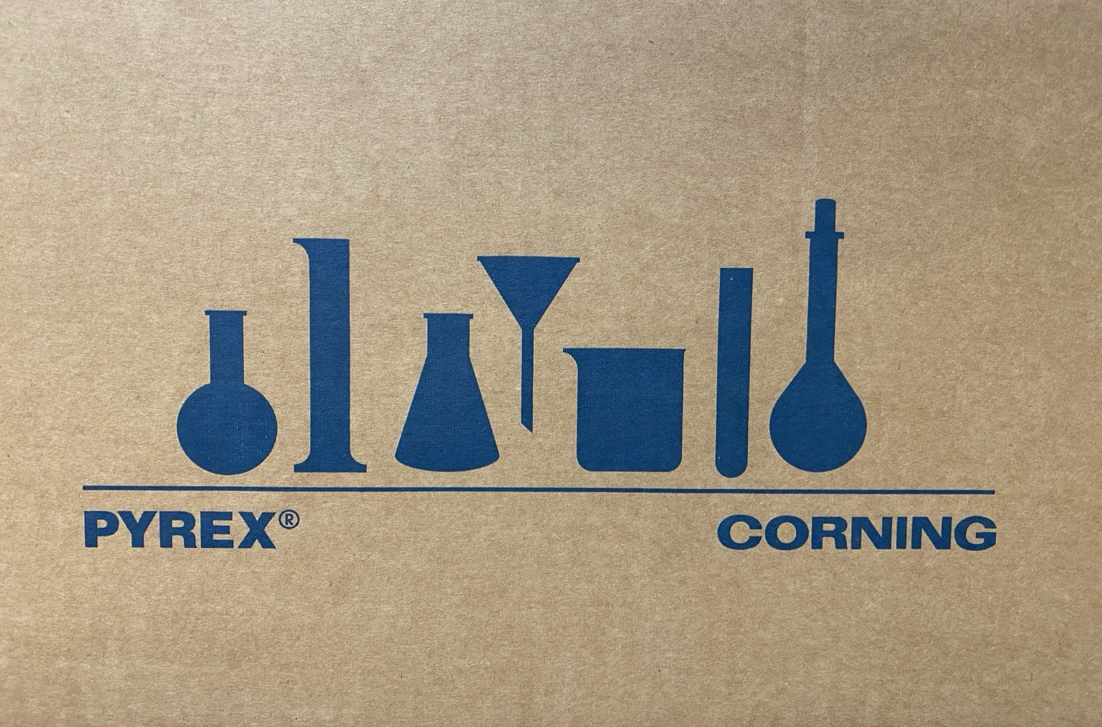 Corning PYREX 500mL Media Bottle 450491 White GL45 Threaded Cap PTFE Liner