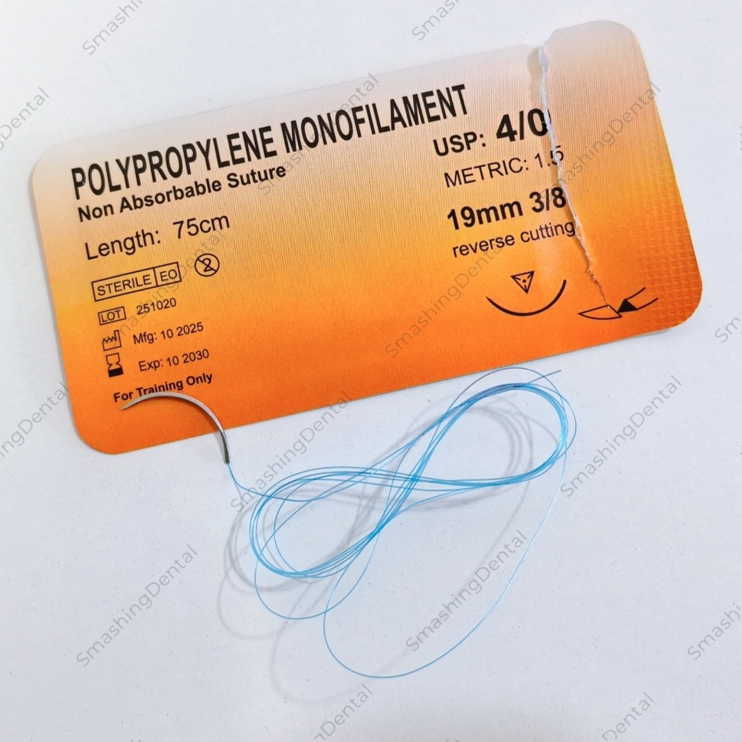 Dental Thread Reverse Cutting Non-absorbable Student Practice
