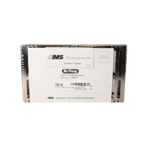 Hu-Friedy IM9146 IMS Sterilization Cassette Two Tier 14 Instruments Purple