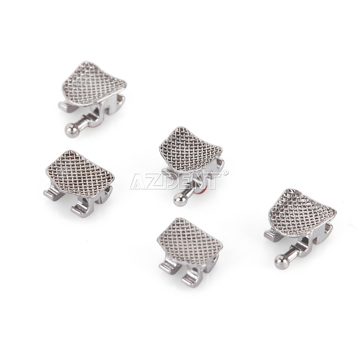 10 Packs AZDENT Dental Orthodontic Brackets Braces Mini Roth 0.022″ Hooks 3-4-5