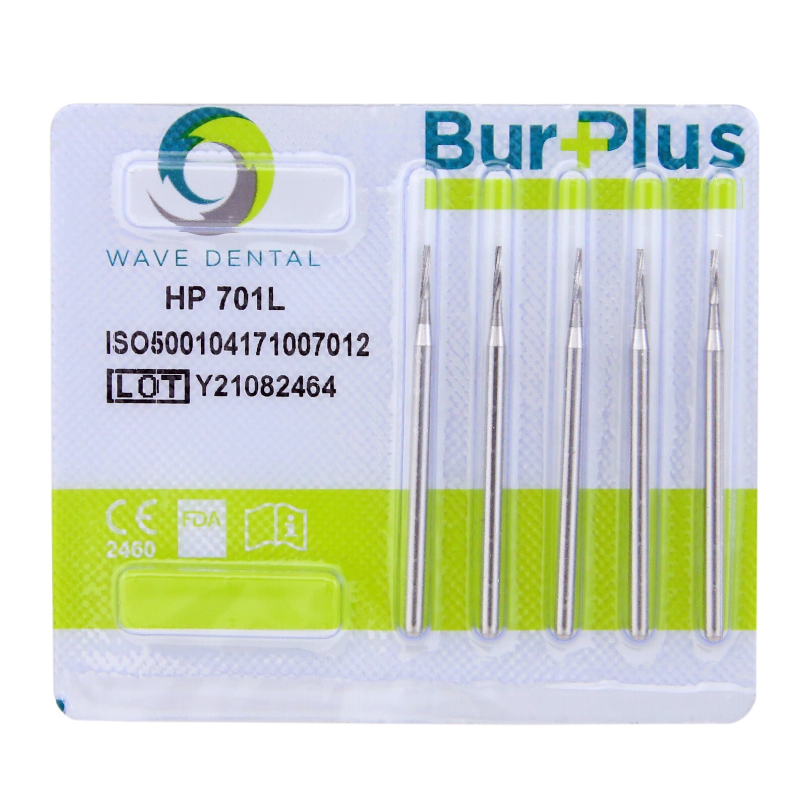 Wave Dental Surgical Straight Handpiece Bur HP Shank 44.5mm Round Taper Fissure