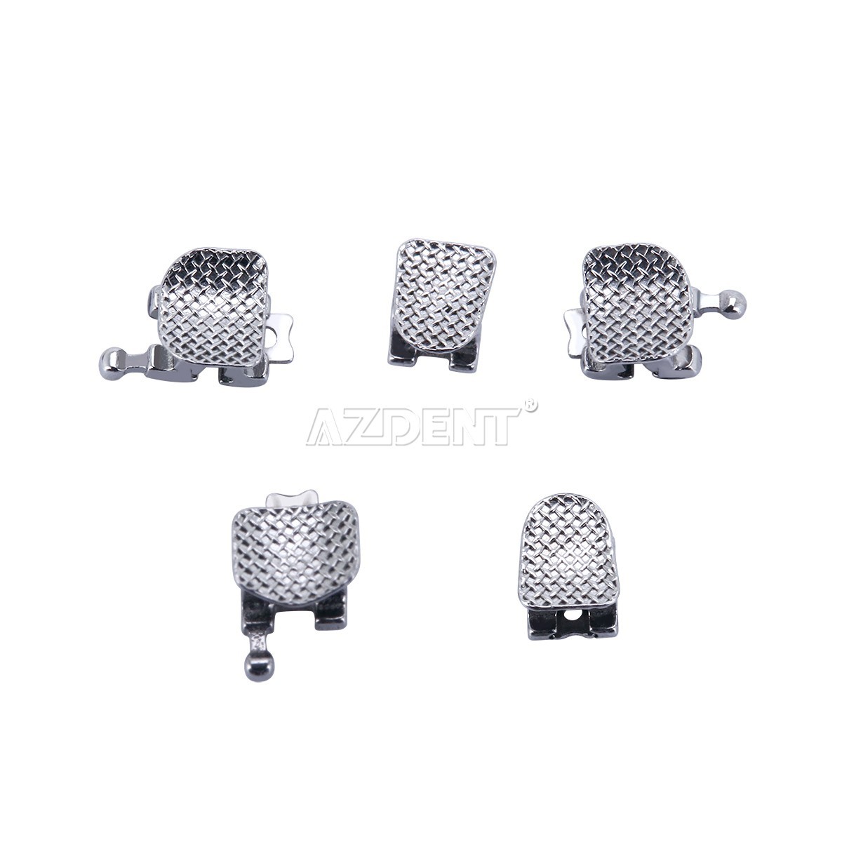Dental Ortho Locking plate Self-Ligating Bracket Brace Roth/MBT .022 Hooks 3 4 5