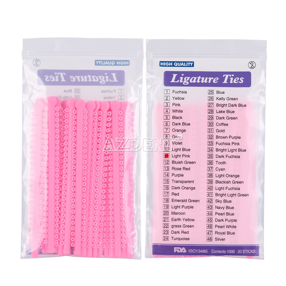Dental Orthodontic Ligature Ties Elastic Rubber Bands /Elastic Ultra Power Chain
