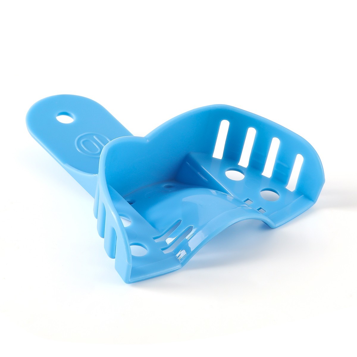 Bag of 12 Dental Impression Trays Plastic Perforated S/M/L Upper/Lower
