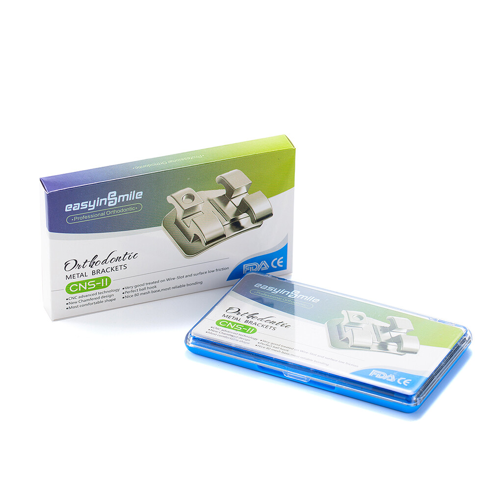 10pks Easyinsmile Dental Orthodontic Brackets Braces Roth/mbt 022/ 018 345 Hooks