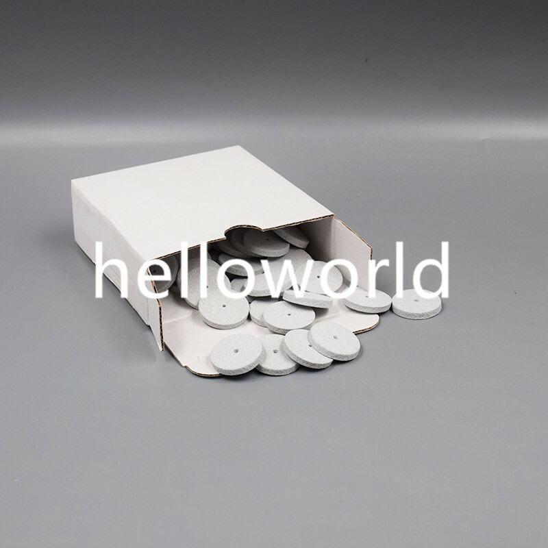 50 Pcs Hot-sale Dental White New Jewelry Silicone Polishing Wheels Polishers