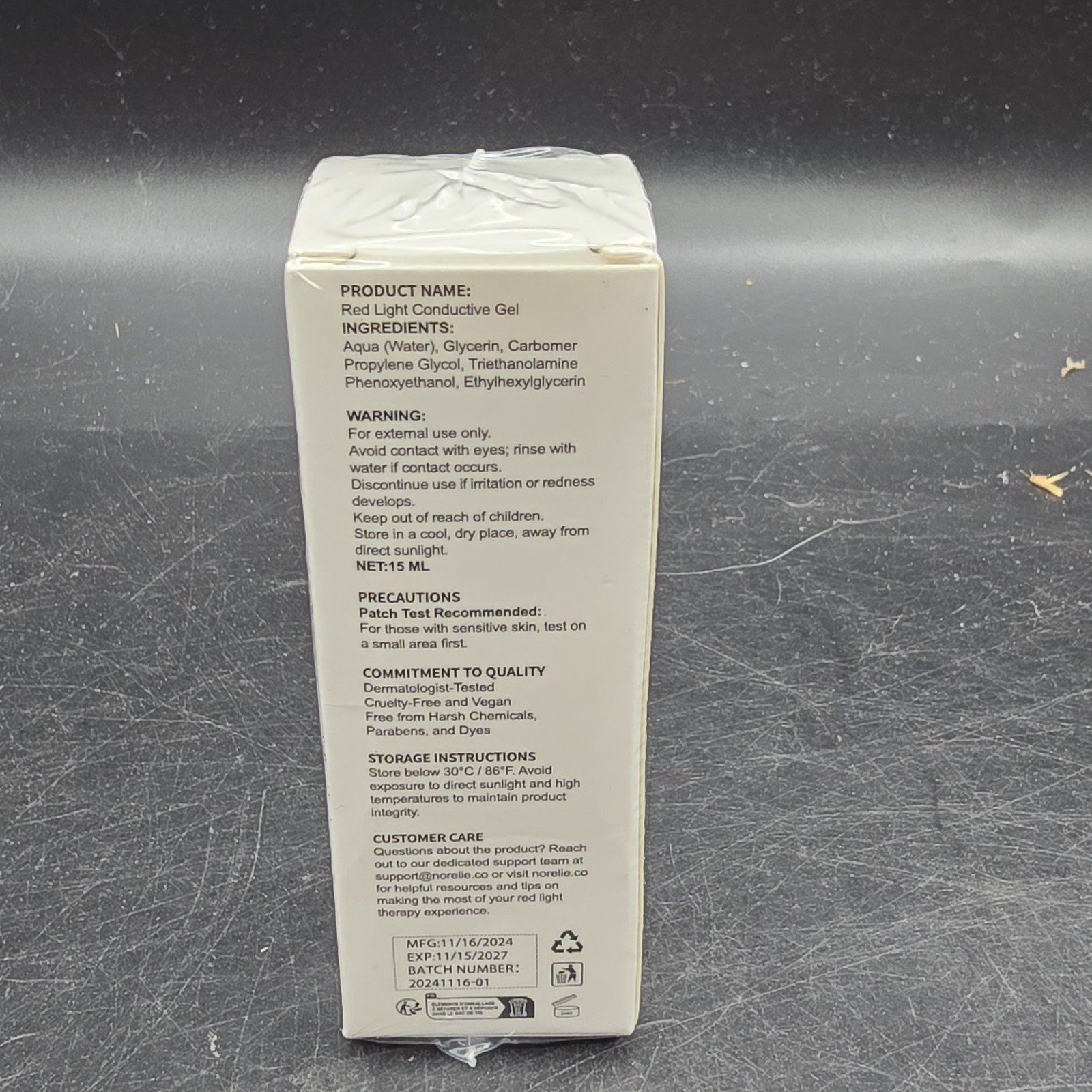 norelie NIB Microcurrent Conductive Gel Hypoallergenic 1.69 Oz 50ml Exp 2027