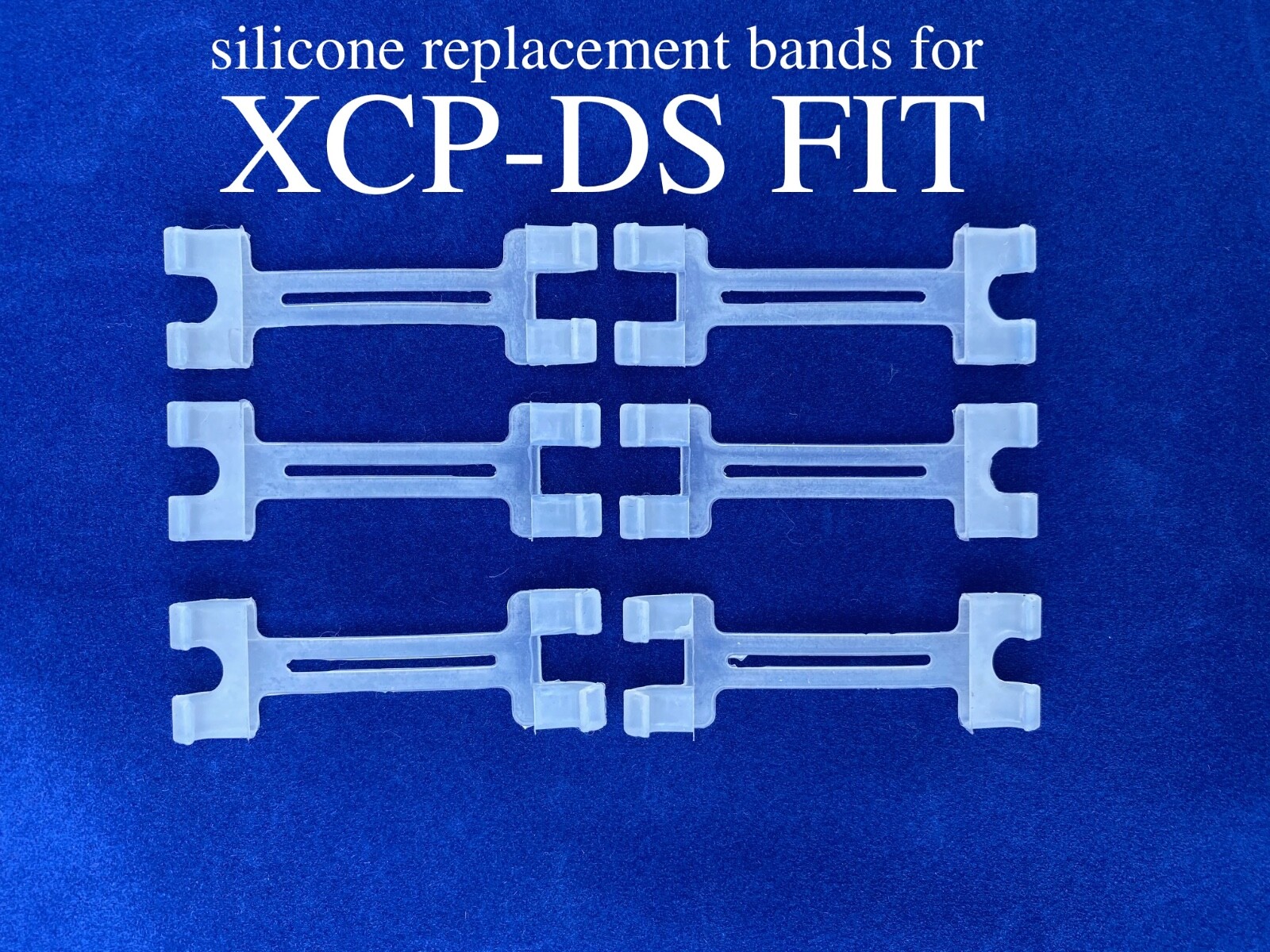 XCP-DS Fit Band Sensor Holder Silicone Replacement Band Short or Long 6/pk
