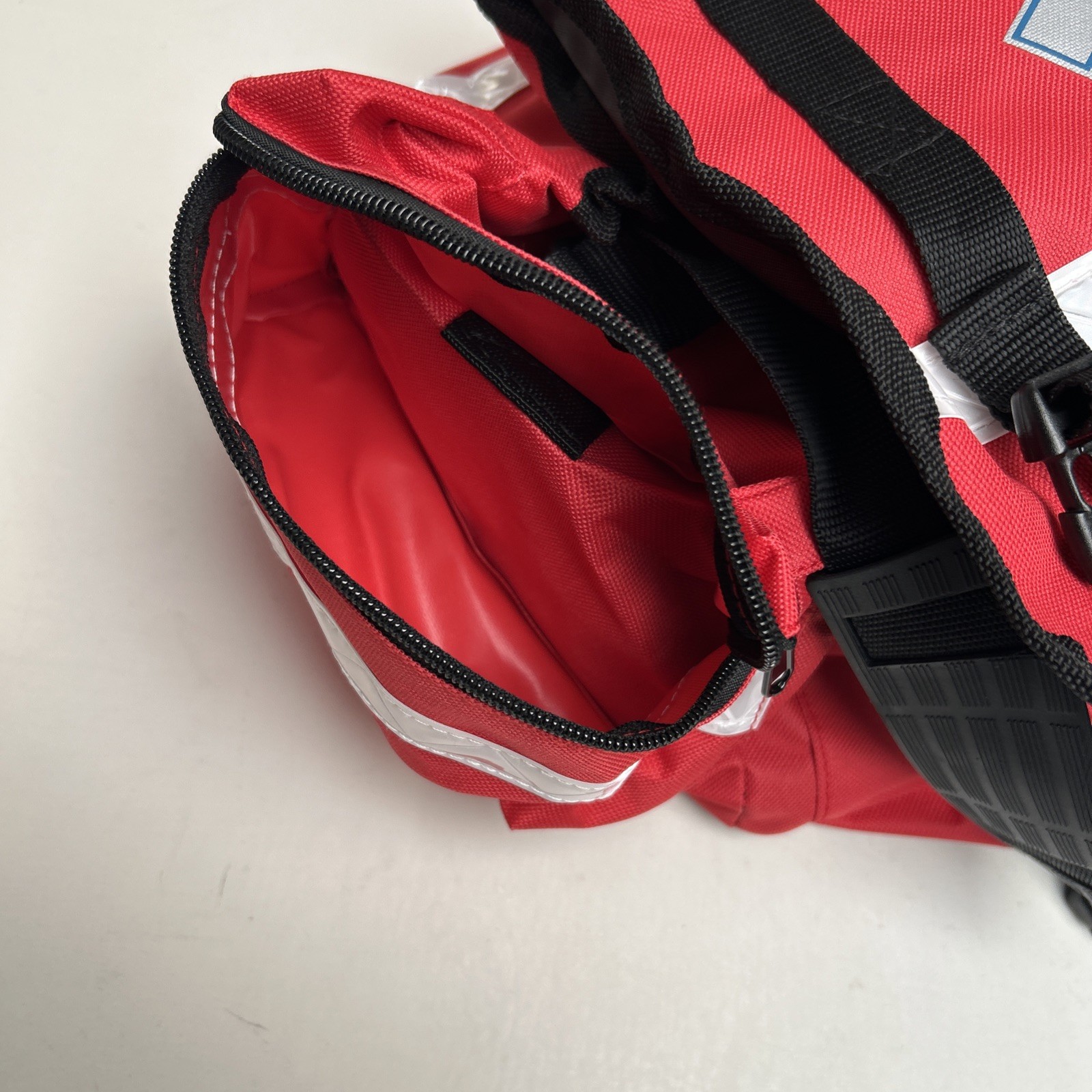 First Responder Paramedic Rescue EMT Trauma Bag Red 17″x 9″x 7″