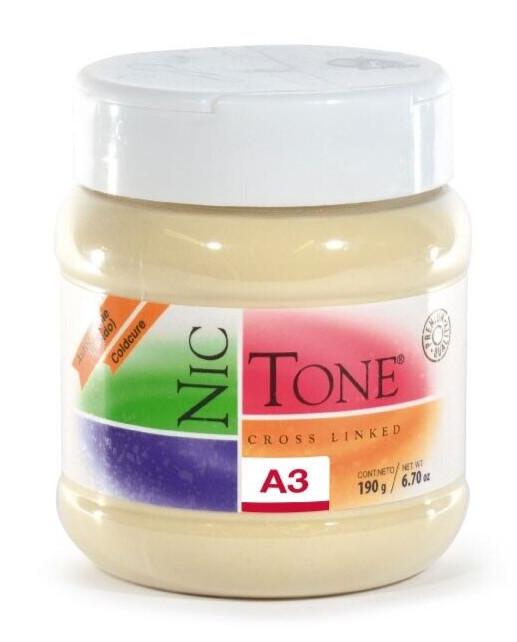 NIC TONE Autocurable Coldcure Acrylic Resin 190gm Powder A3 by MDC Dental
