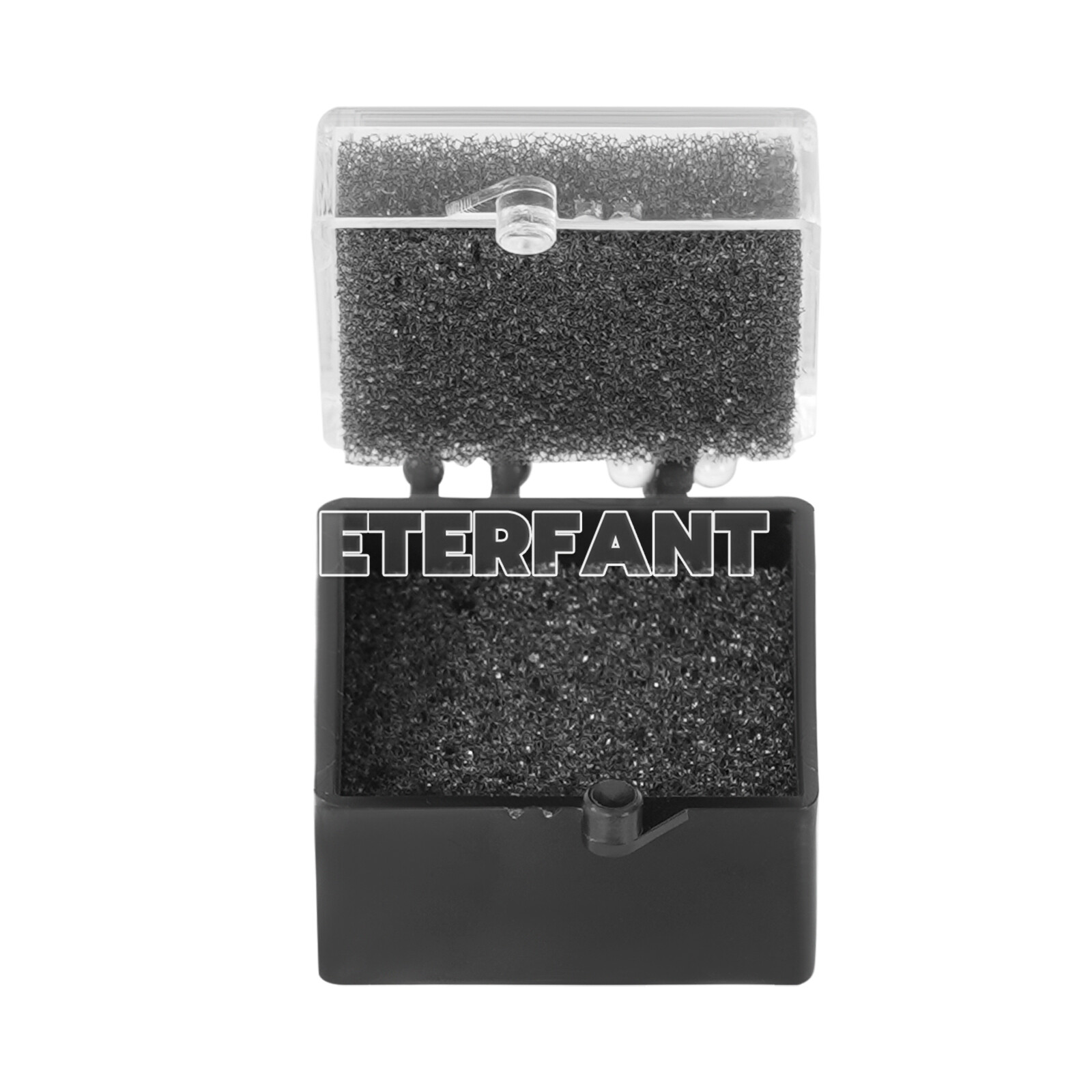 Dental Lab Crown/Veneer/Bridge Boxes 1×1 Clear Top with Sponge Fillers