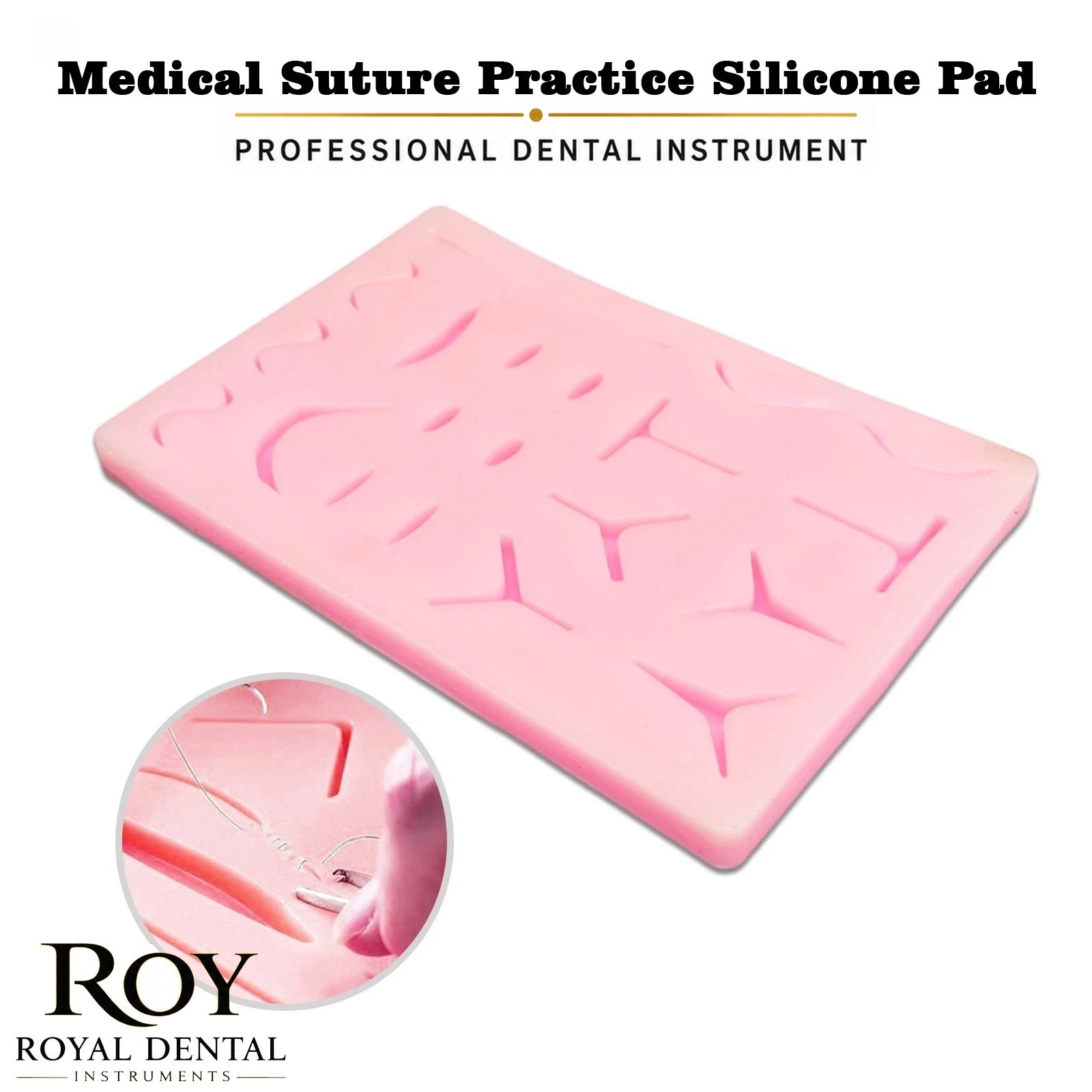 New Medical Skin Suture Practice Silicone Pad Wound Simulated For Training Kit