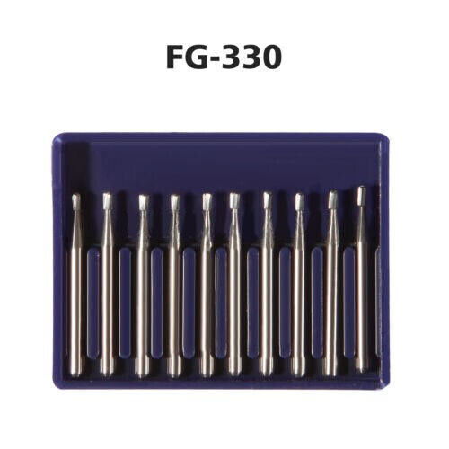 1-10 packs Dental Tungsten steel Carbide Steel Burs Bur FG-330 19mm USA