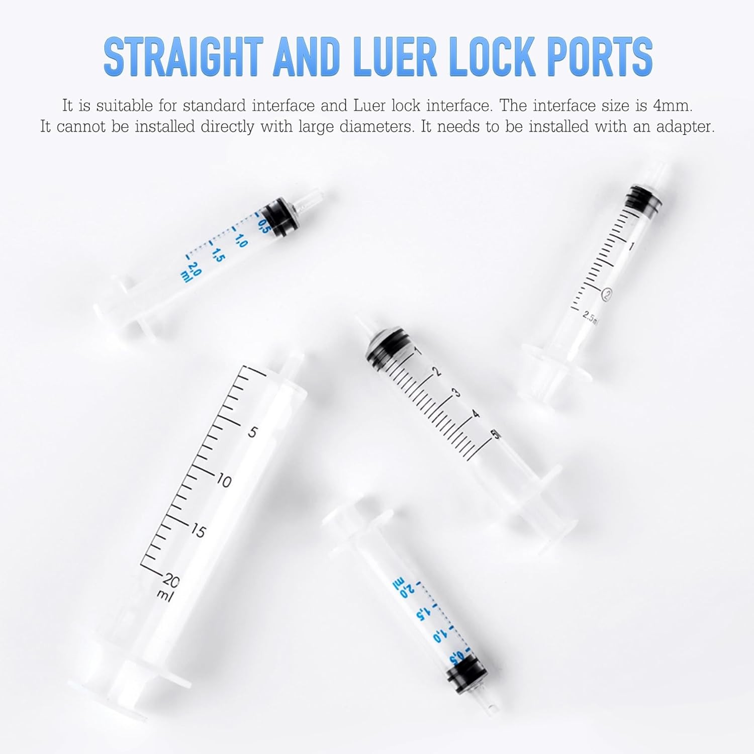 21G 1 Inch Disposable Needle with Cap Lab Luer Lock Dispensing Needles Accessori