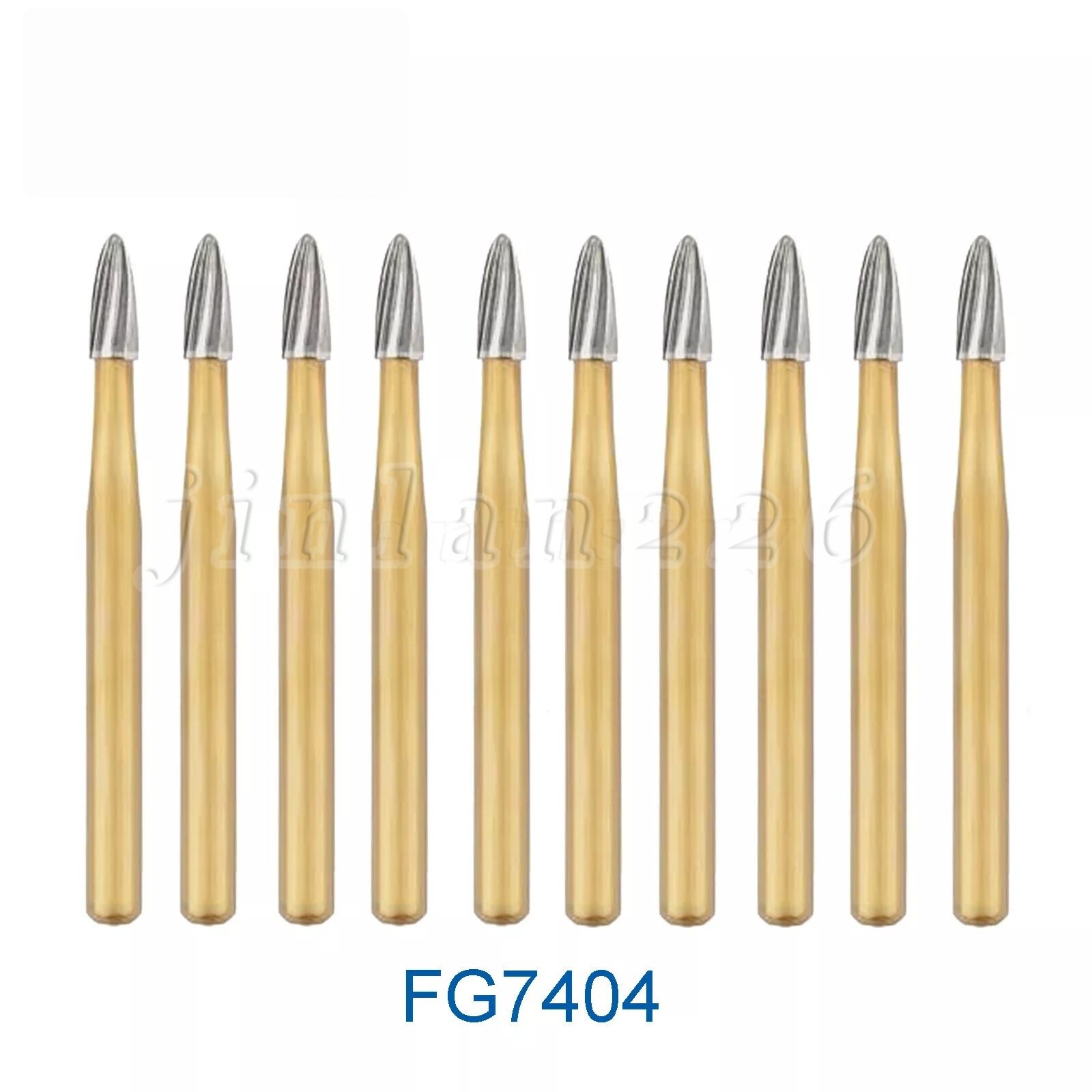 FG #7404 Egg Shape Trimming & Finishing Burs 10/Pk