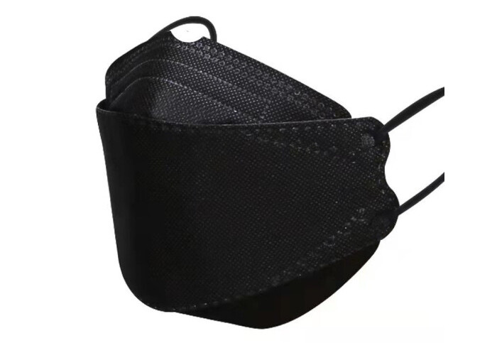 100 Pcs Black KF94 Protective 4 Layer Face Mask Adult Face Cover