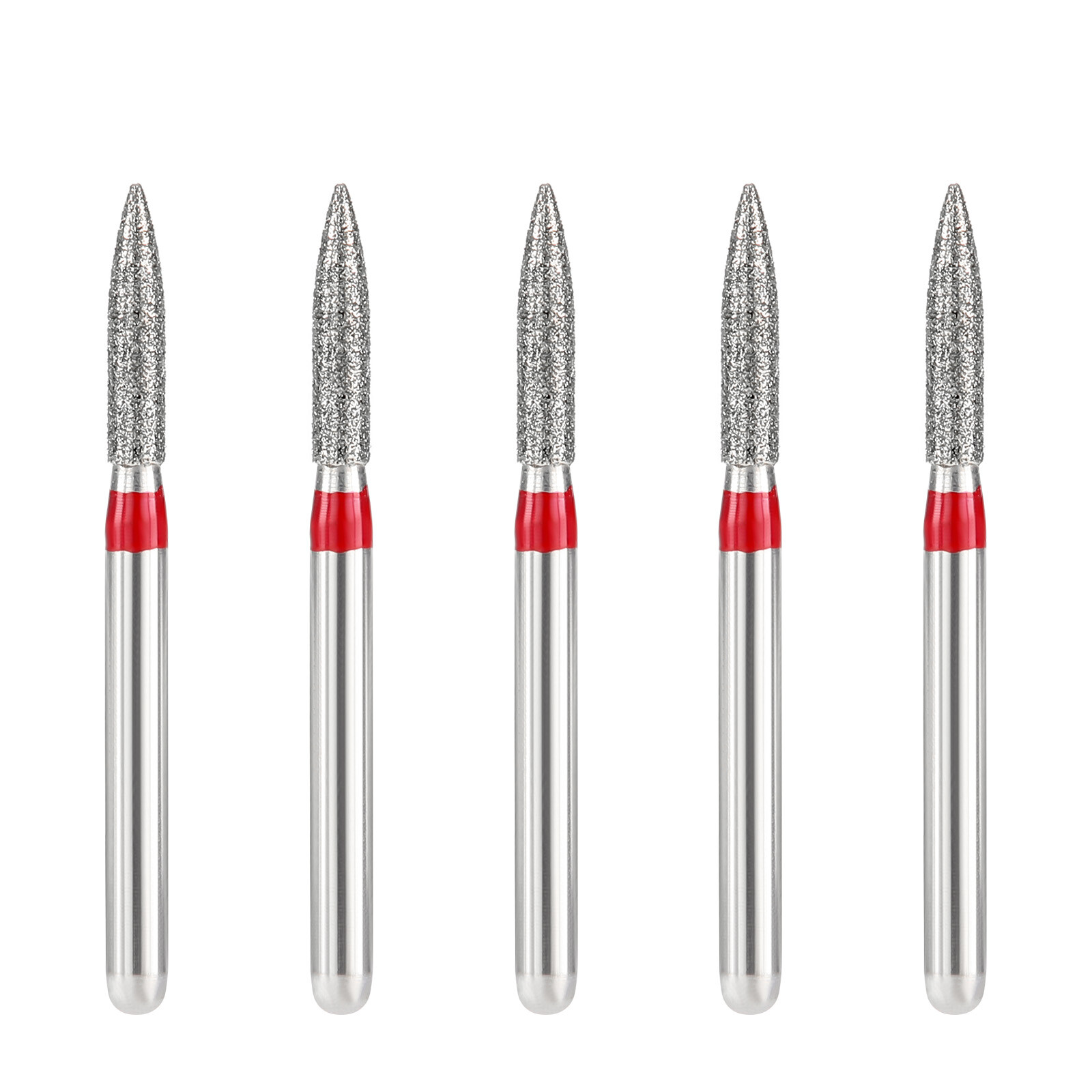 5PCS Dental Diamond Burs Fine Grit/Extra Fine FG Burs for High Speed Handpiece