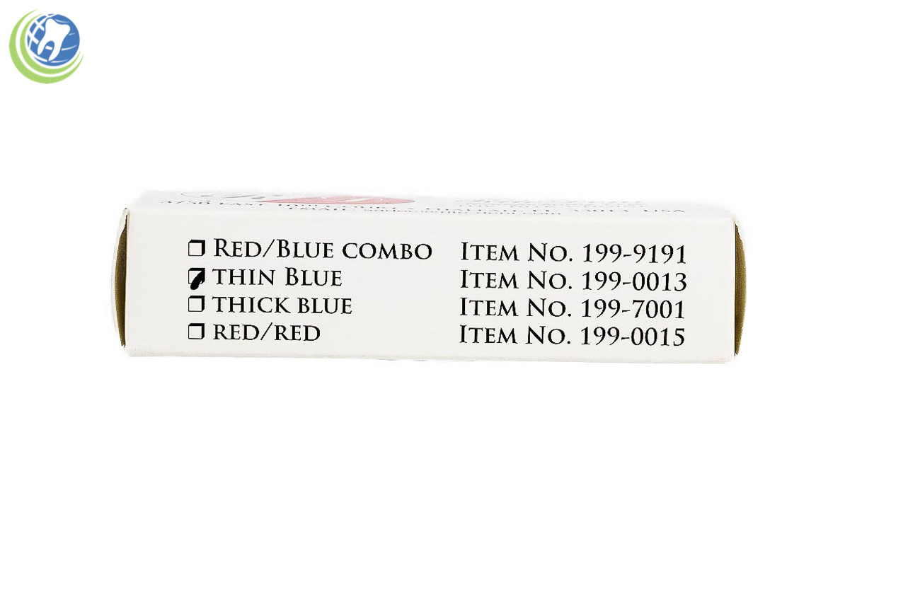 New Dental Articulating Paper Thin Blue 12 books/box (12 sheets/book) #199-0013