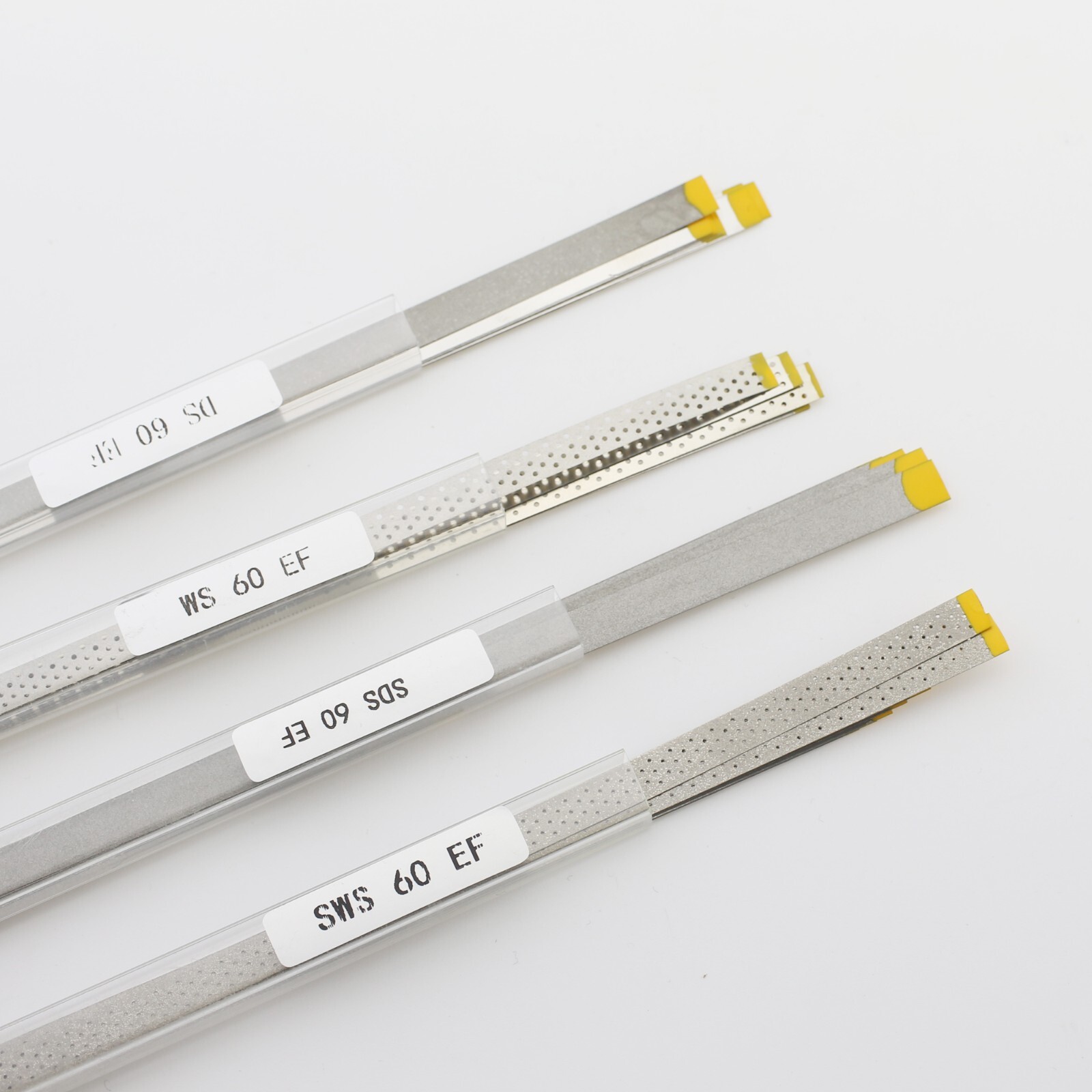 Dental Saw Diamond Polishing Finishing Strips Perforated Blade IPR Fine Medium