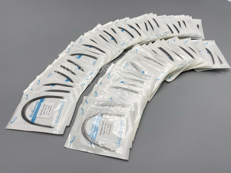 Dental Ortho S.S Super Elastic Niti Arch Wires Ovoid Form Round/Rectangular