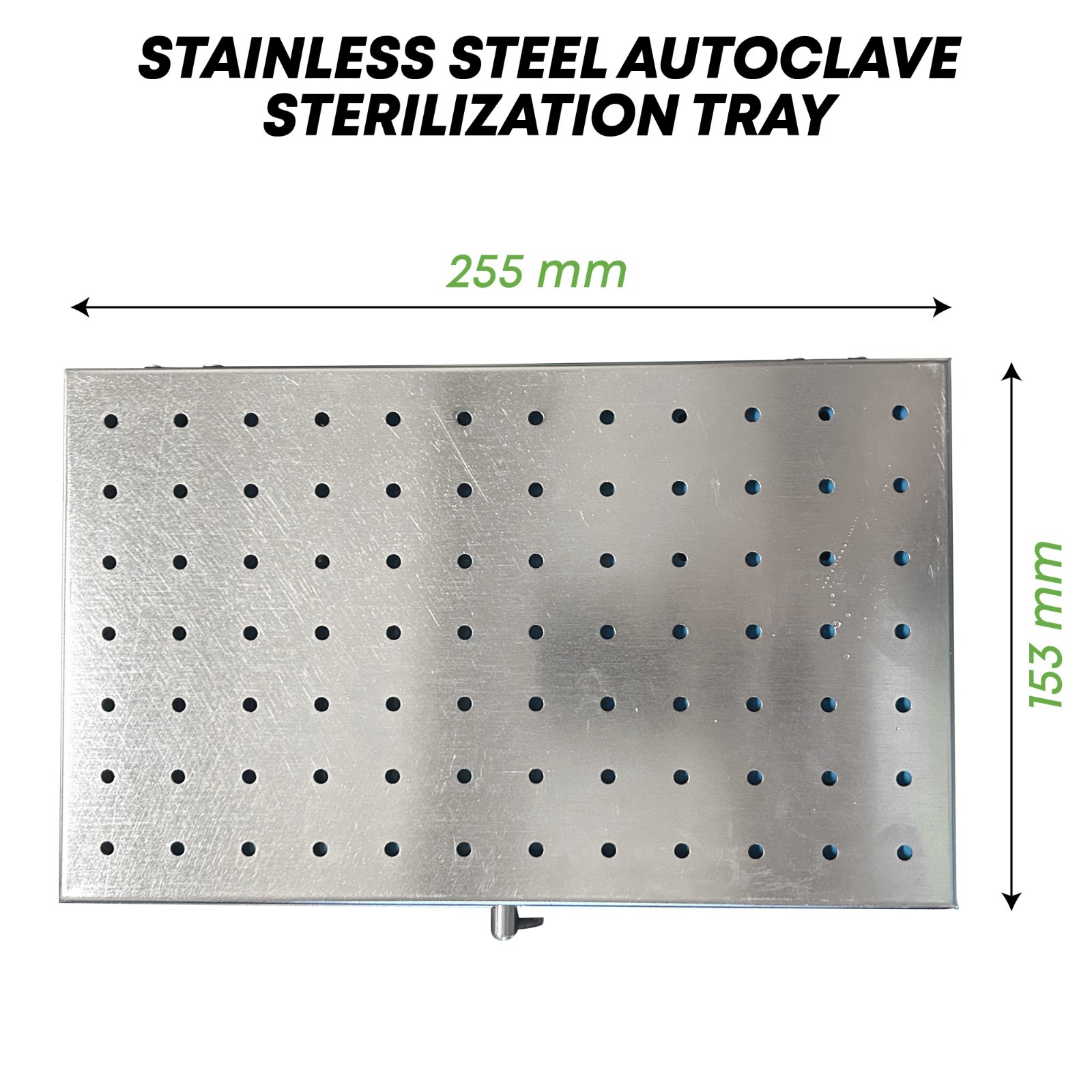 Plastic Sterilization Tray 255x153x23mm Stainless Steel Surgical Instrument Tray