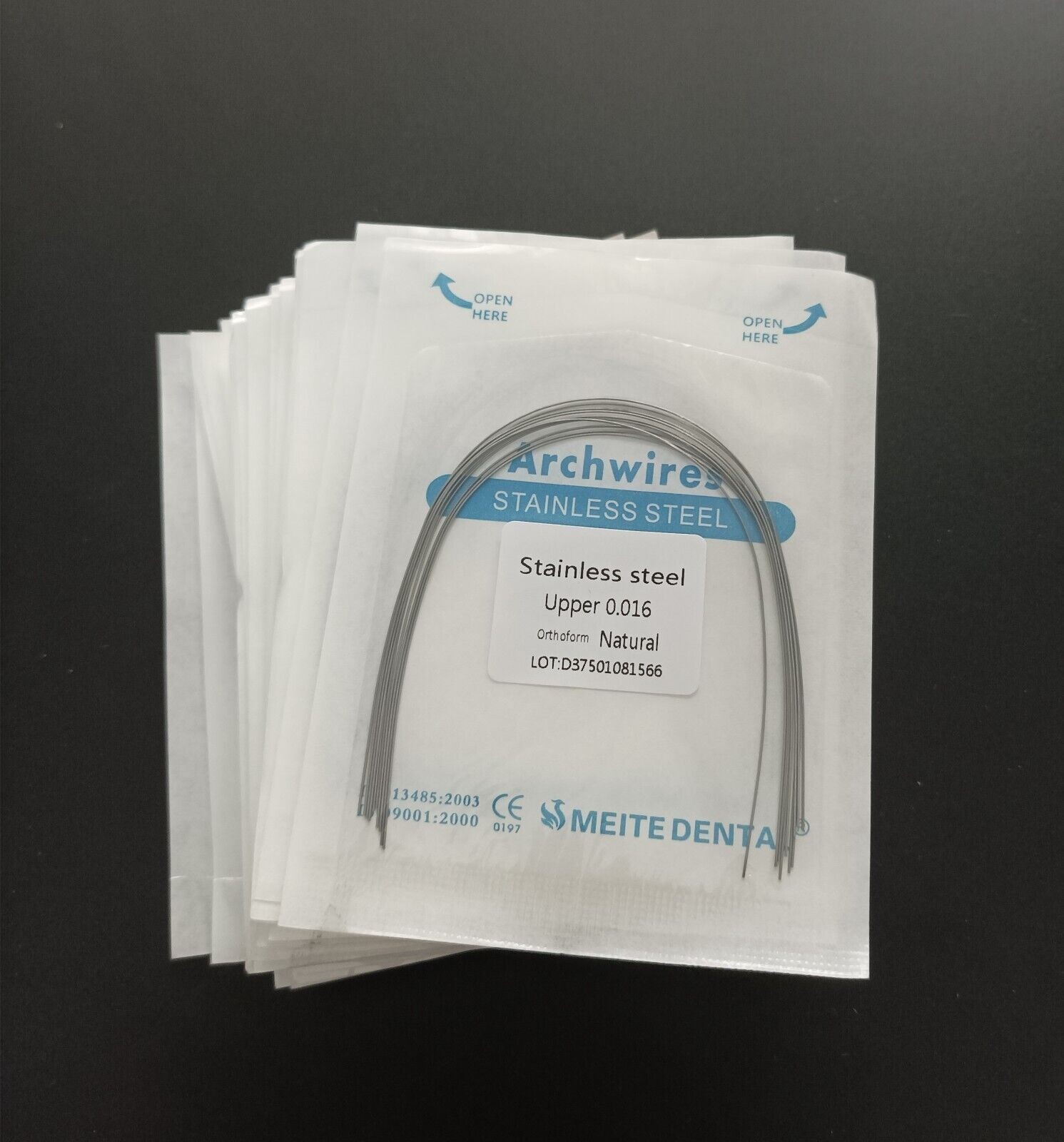 Dental Ortho Stainless Steel Archwire Natural Form Arch Wires Brackets Arch Wire
