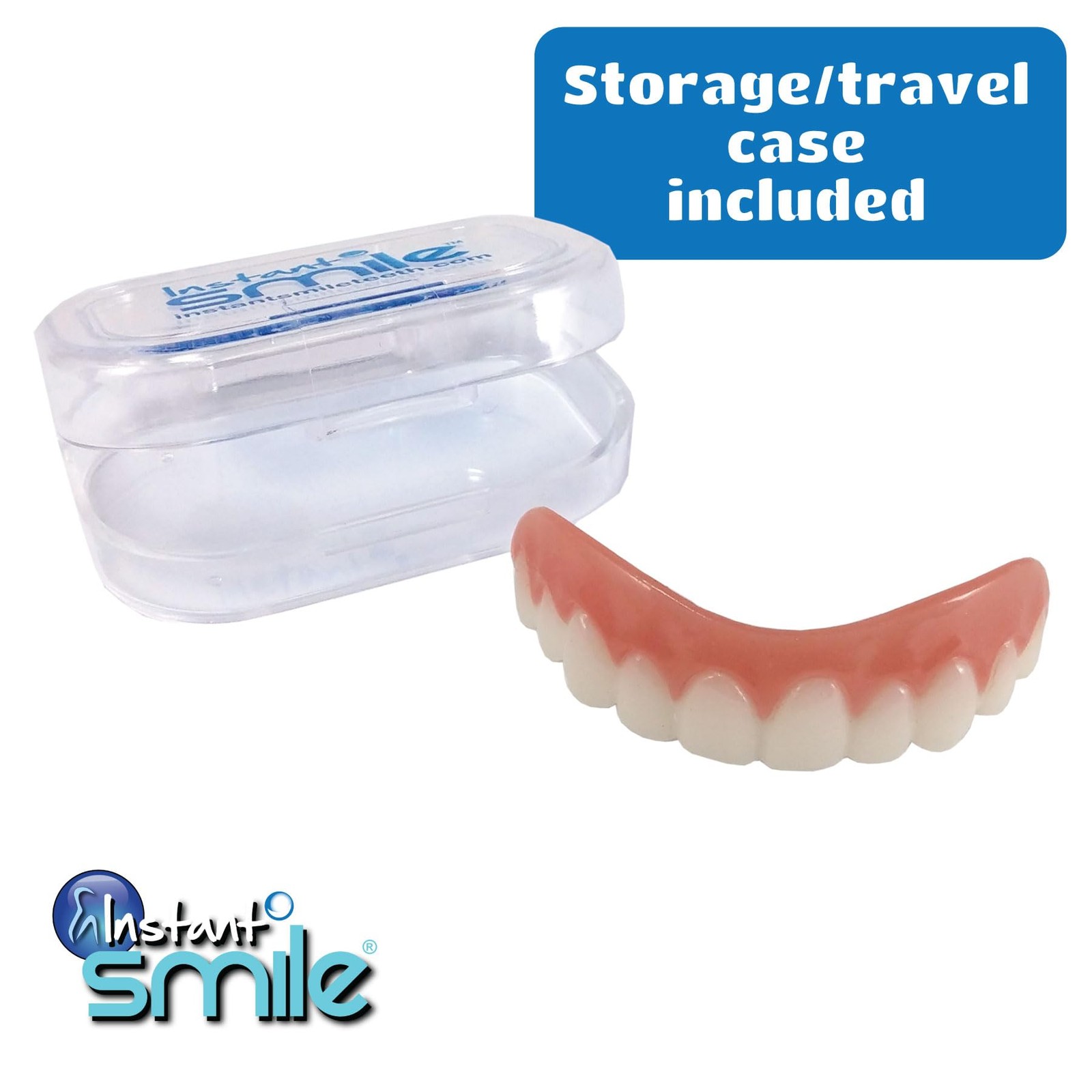 Instant Smile Comfort Fit Flex – Bright Shade – Upper 1 Count (Pack of 1)