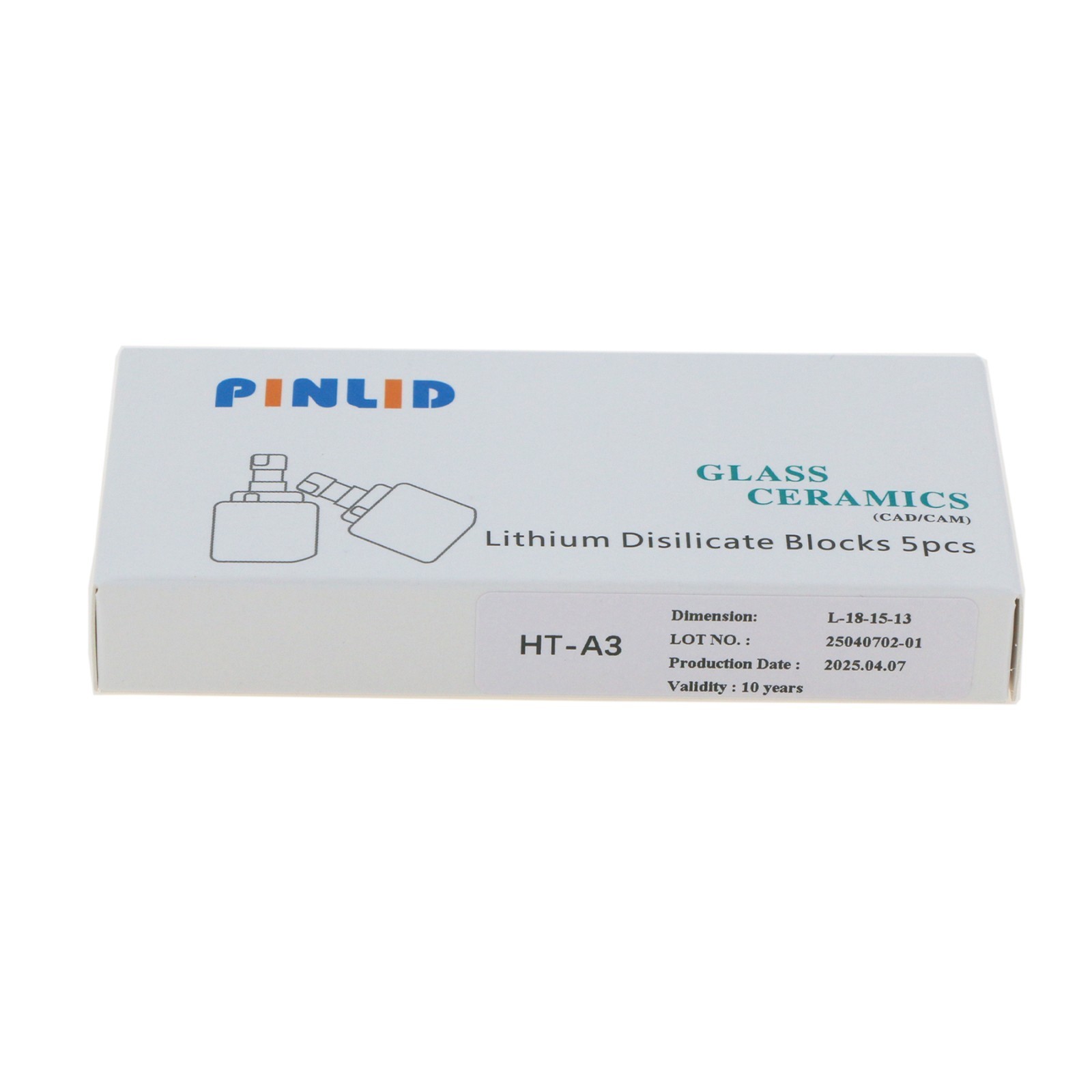US C14 Dental Ceramic Lithium Disilicate Blocks Cerec Emax CAD HT A1 A2 A3 A3.5