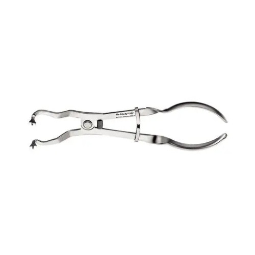 Hu-Friedy RDF Dental Rubber Dam Clamp Forceps 17cm (6 1/2″) Ivory type