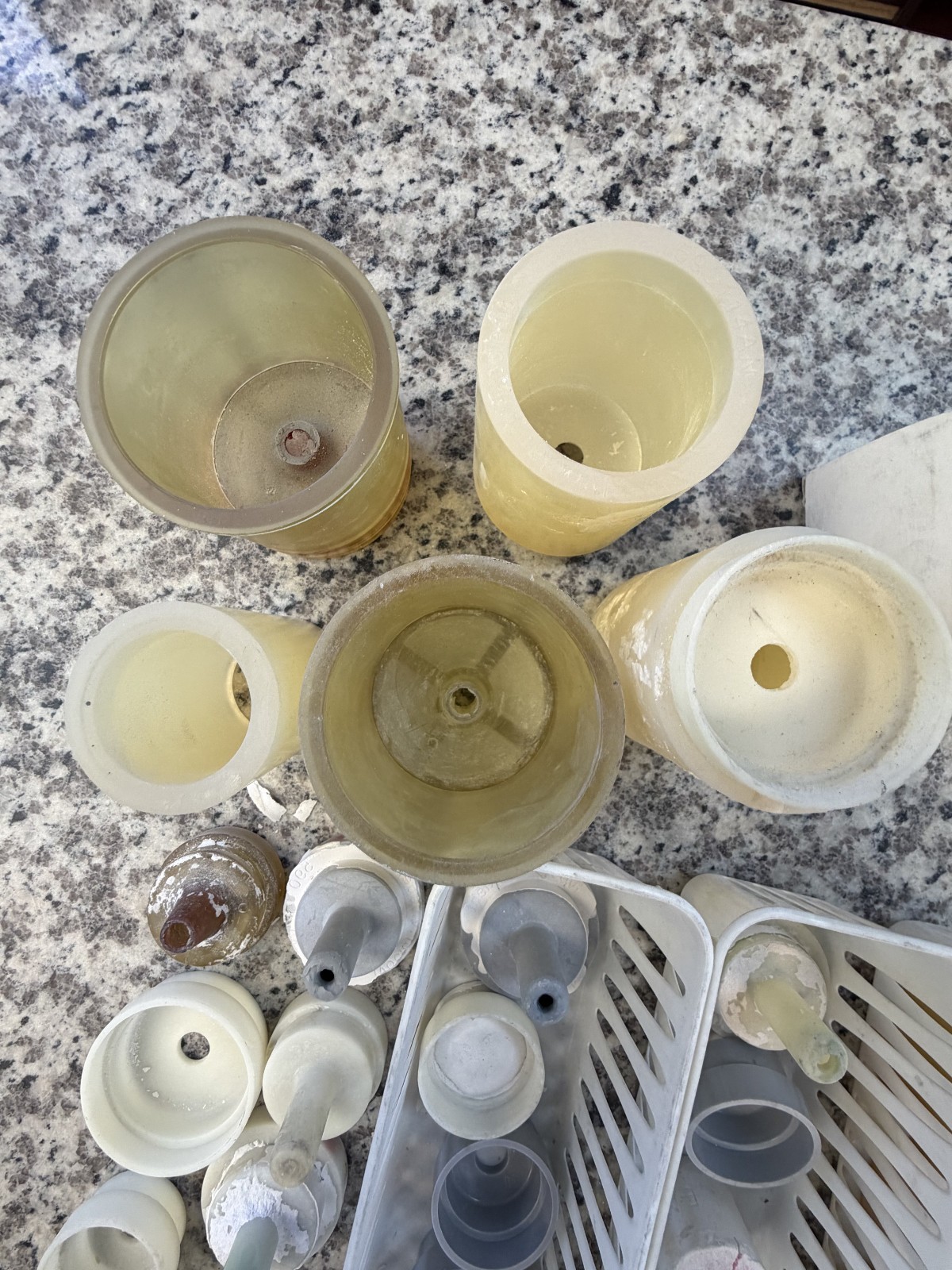 ivoclar vivadent for silicone pressing molding + clear plastic measurement tube