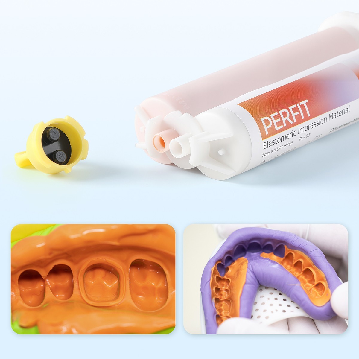 Dental Impression Material silicone Putty Normal Fast Set Heavy/Light Body