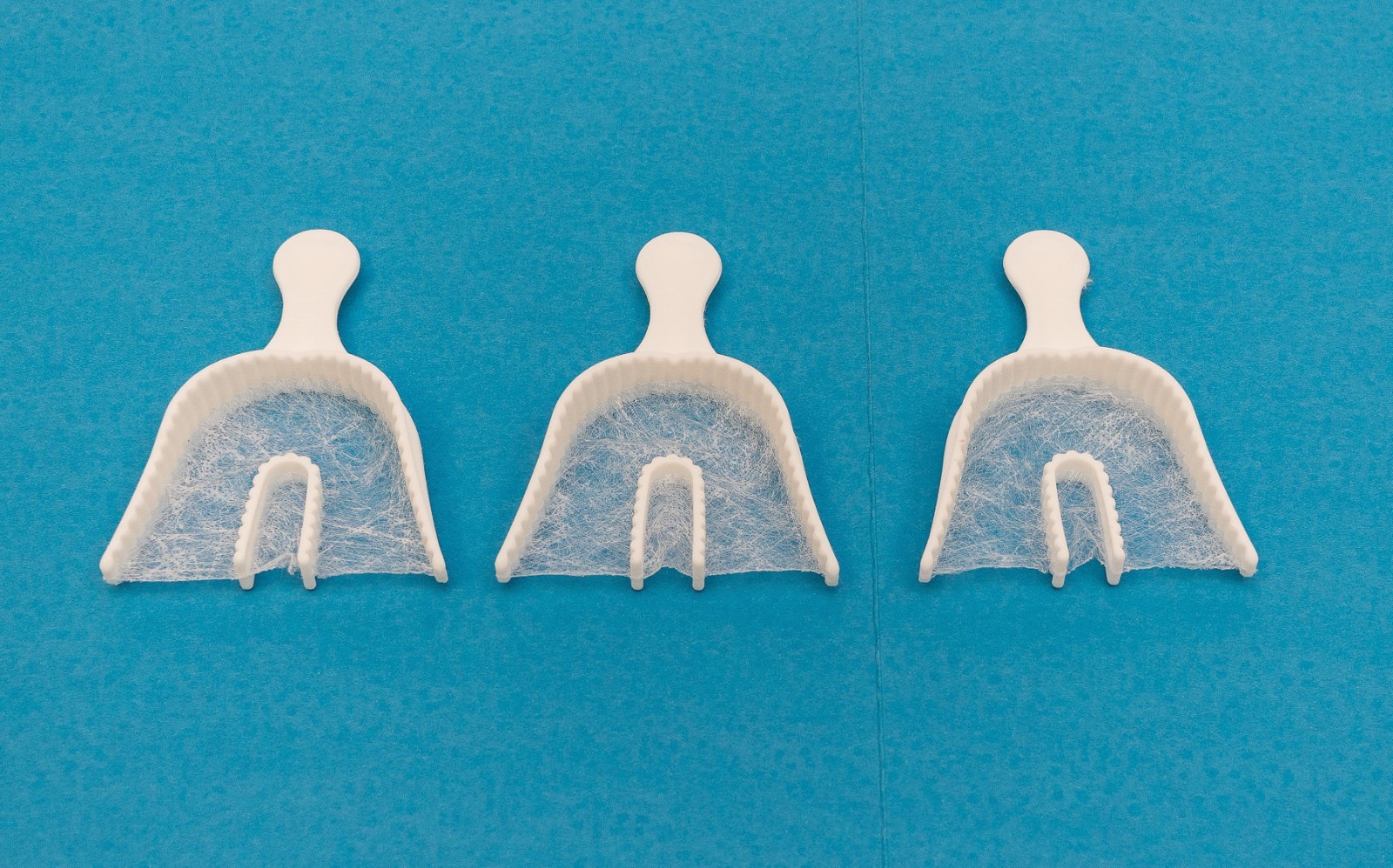 Dental Bite Registration Disposable Impression Triple Trays Full Arch 40/Box