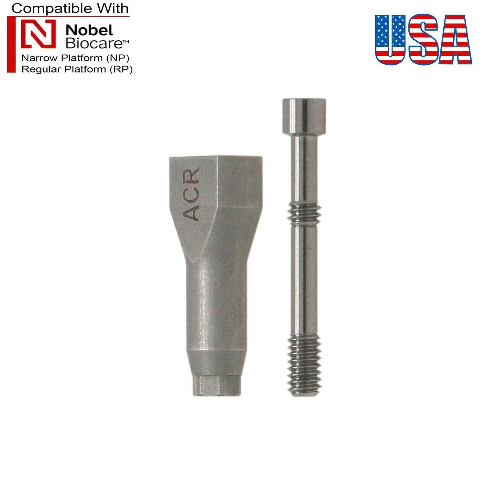 US Dental Nobel Active NP/RP Impression Transfer Coping Open Close Tray Analog