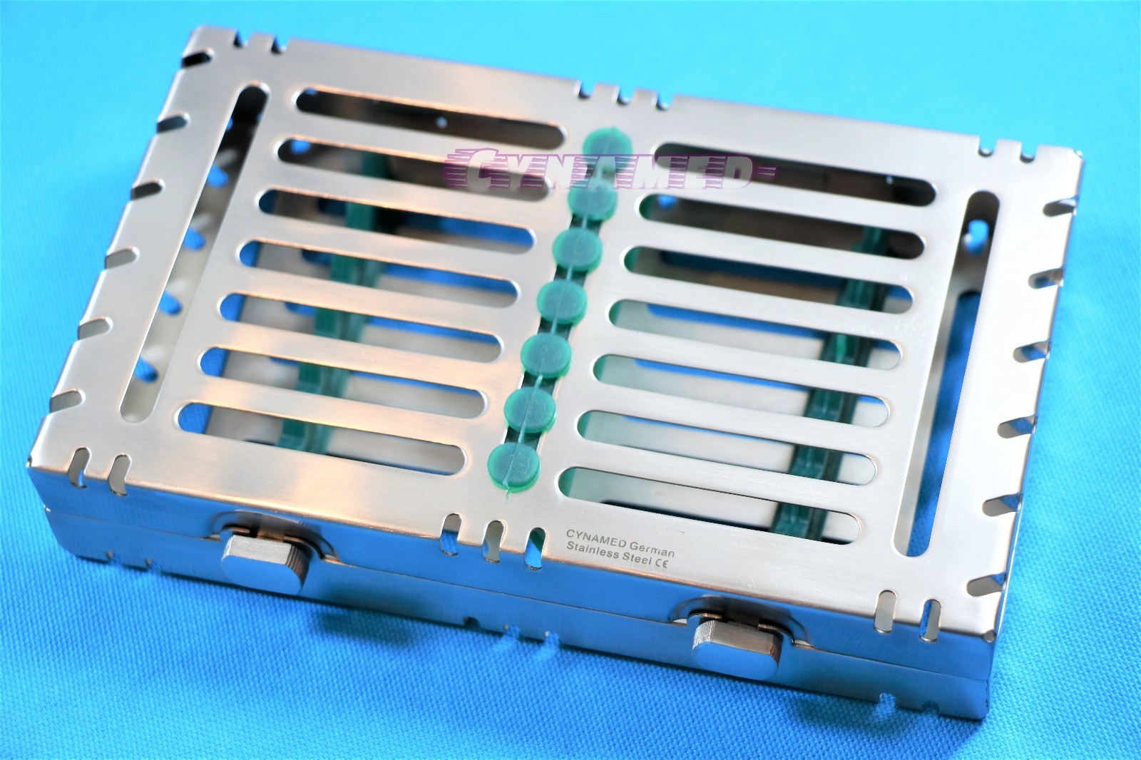 5PCS STERILIZATION CASSETTE FOR 7 INSTRUMENTS GERMAN PREMIUM 2 BUTTON DETACHABLE