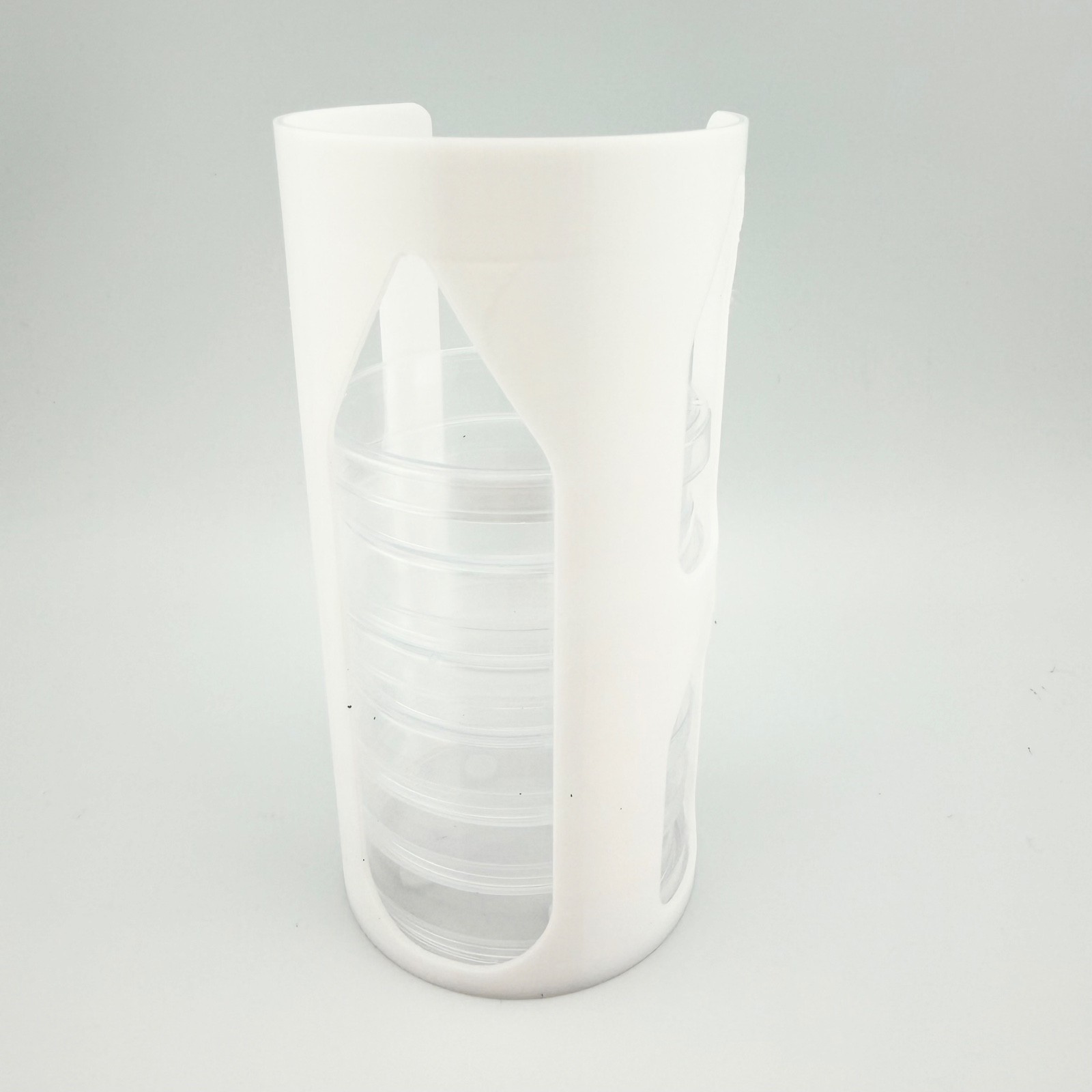60 mm Compact PETG Petri Dish Rack – Mini Culture Plate Holder – Made in USA