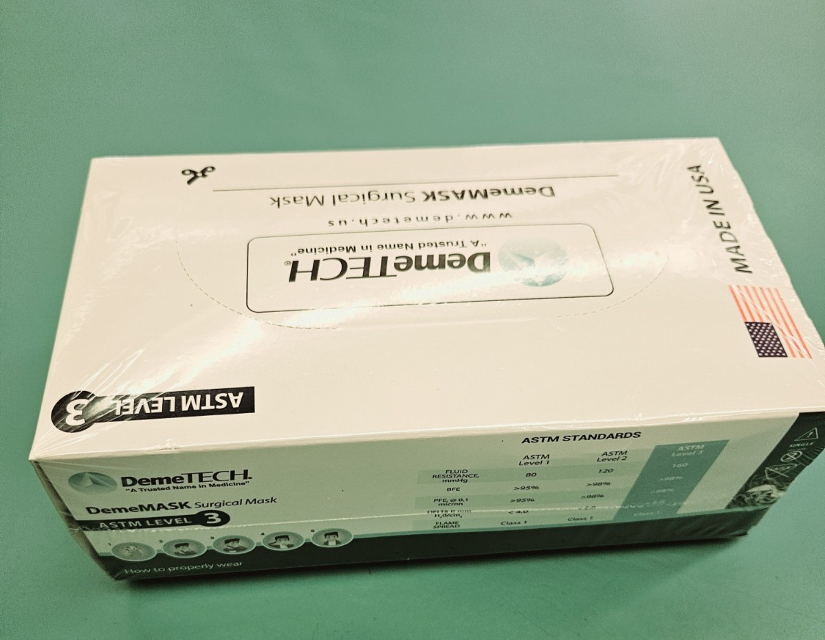 QTY 5-#50 PCS / BOX SURGICAL MASKS (NEW)