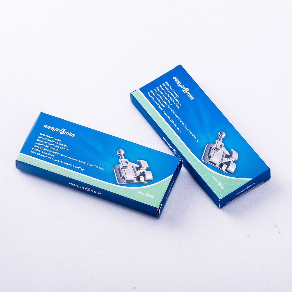 5Pks Dental Orthodontic Braces Metal MINI Brackets MBT/ROTH 022 3/345 Hooks