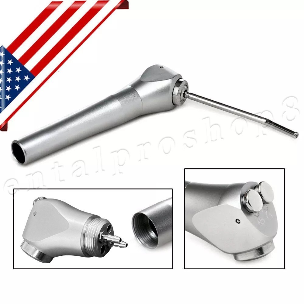 Dental 3 Way Air Water Syringe Triple Spray Handpiece with 2 Nozzles Tips Tubes