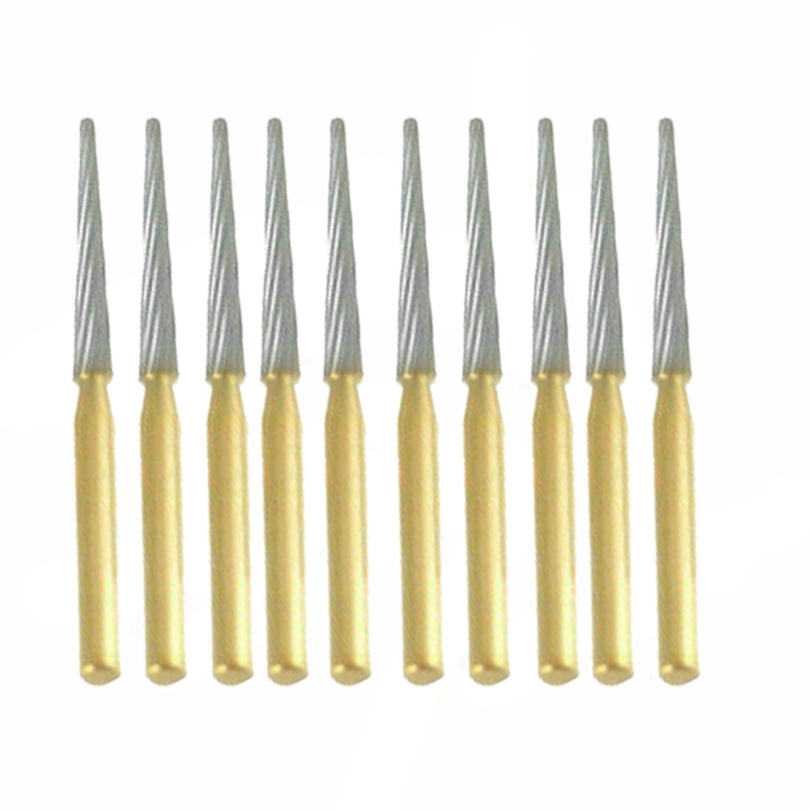 Dental Carbide Bur Orthodontic Debonding Finishing Tapper FG 8104 Tungsten Steel