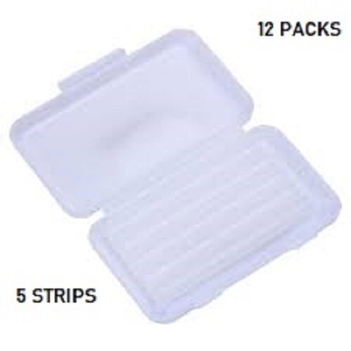 12 Packs Dental Orthodontics Wax For Braces Gum Irritation WHITE/UNSCENTED