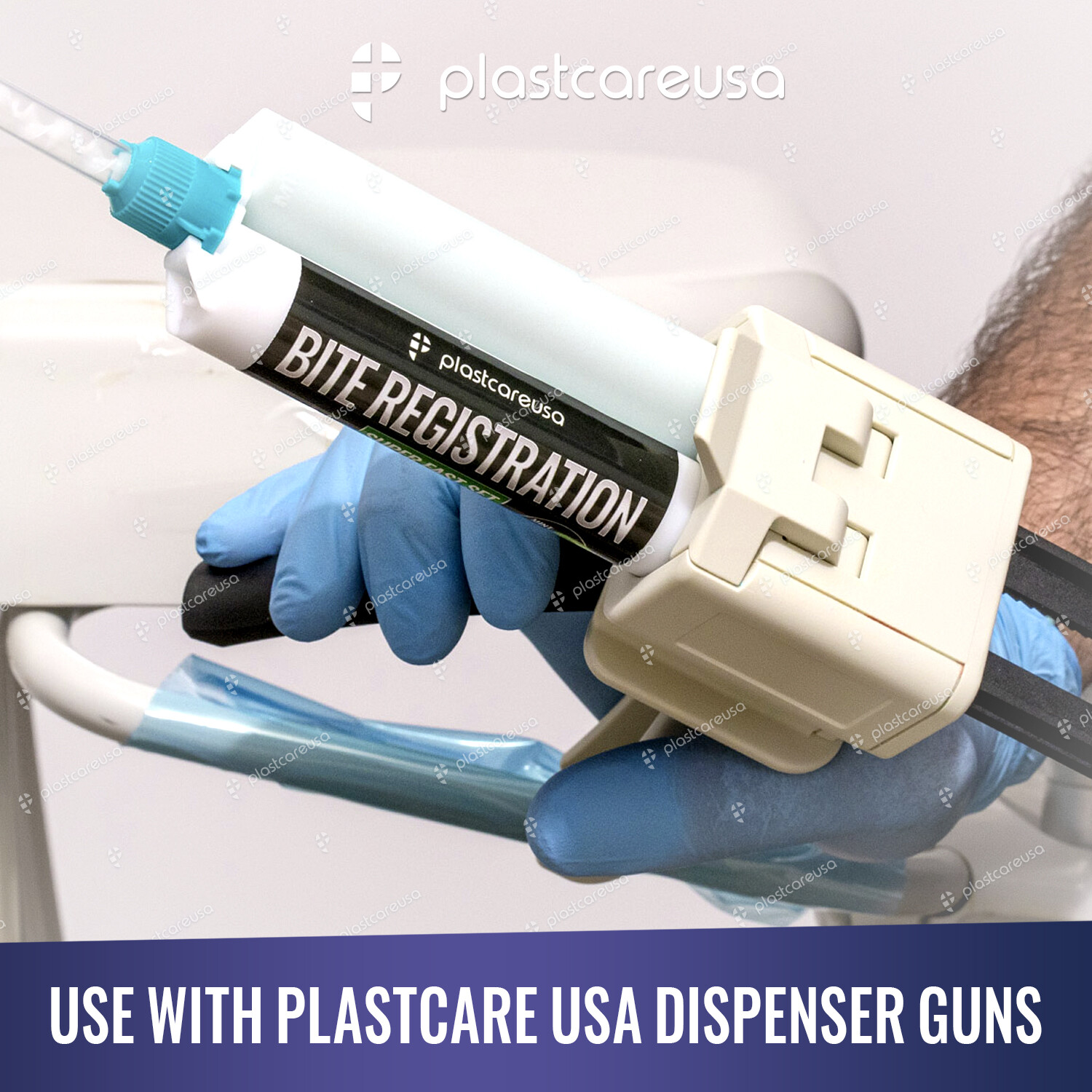 16 x Dental Bite Registration Material, Super Fast Set 50ml Cartridges (German)