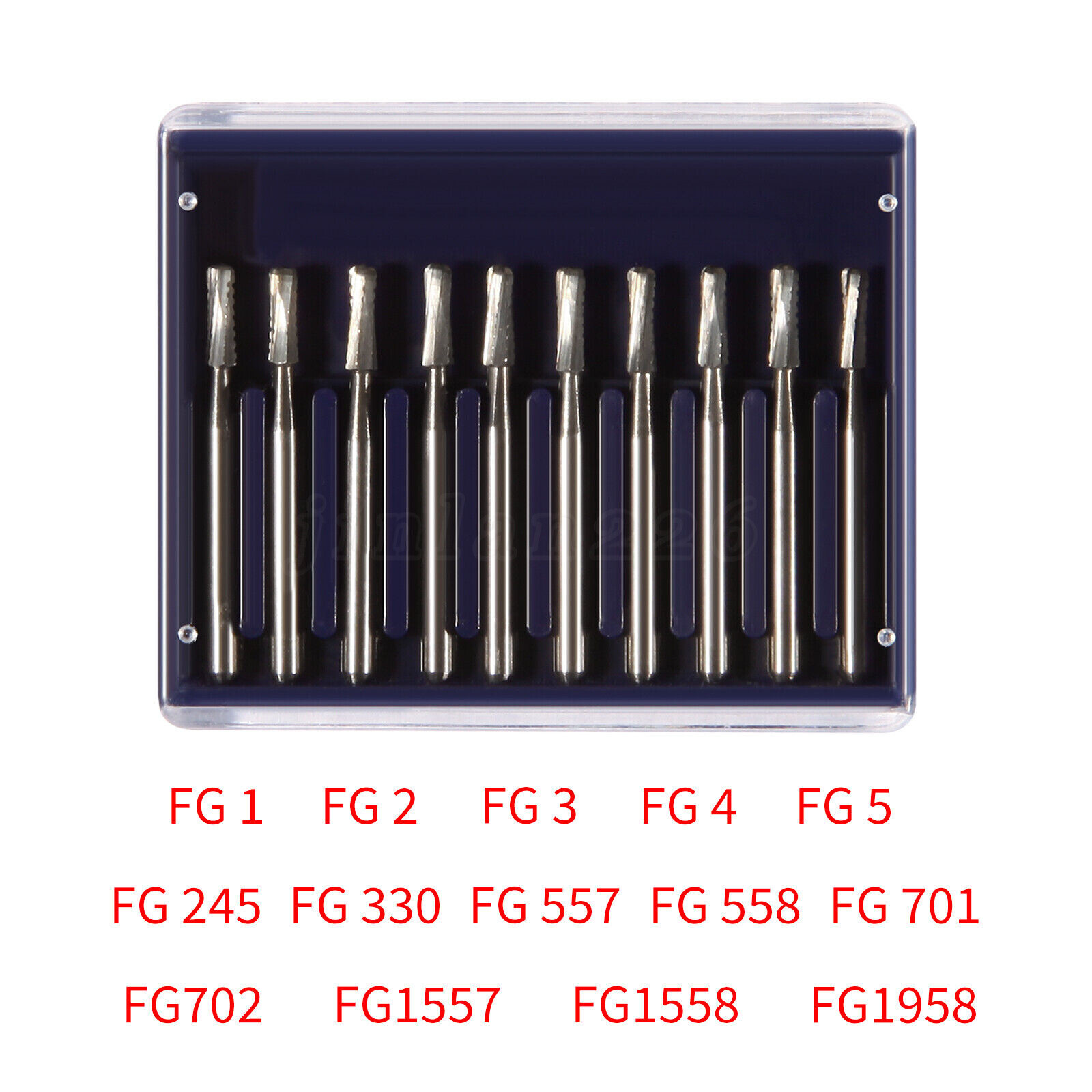 1-10 Fresas Dentales Carbide Carburo Redondas FG Para Pieza dMano velocidad
